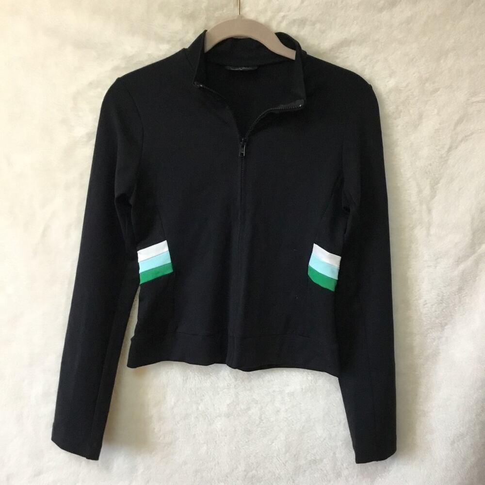 Mari Dade Black Zip-up Sweatshirt - Picture 2 of 9